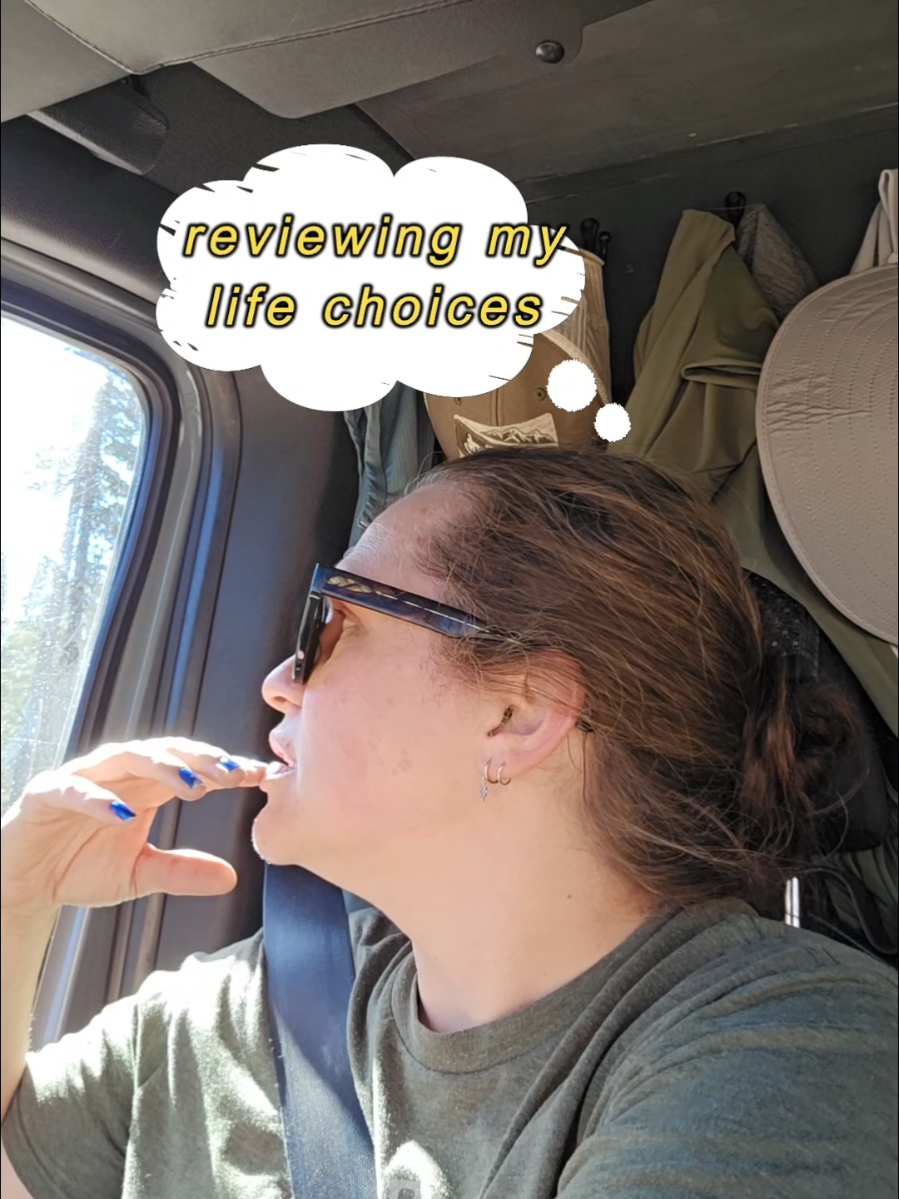 The stickiest, most precarious place I've ever had to maneuver the van out of. But I did! I was out of service, and no tow truck was coming out to this road. It was either abandon ship or figure it the f#ck out. I chose the latter and feel so much more capable for it. 💚💚💚 #stuck #vanproblems #dirtroad #vanlife 