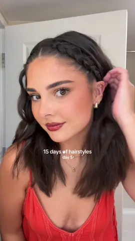 15 days of hairstyles - day 5 ✨Charleston edition✨ #hairtok #hairtutorial #hairstyleinspo #dutchbraid 