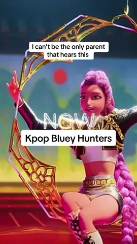 I can’t unhear it either 🤣 #bluey #kpopdemonhunters #parents #moms #funny 