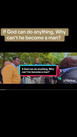 If God can do anything, Why can’t he become a man? #islamvschristianity #orlando #speakerscorner #islamic_video 