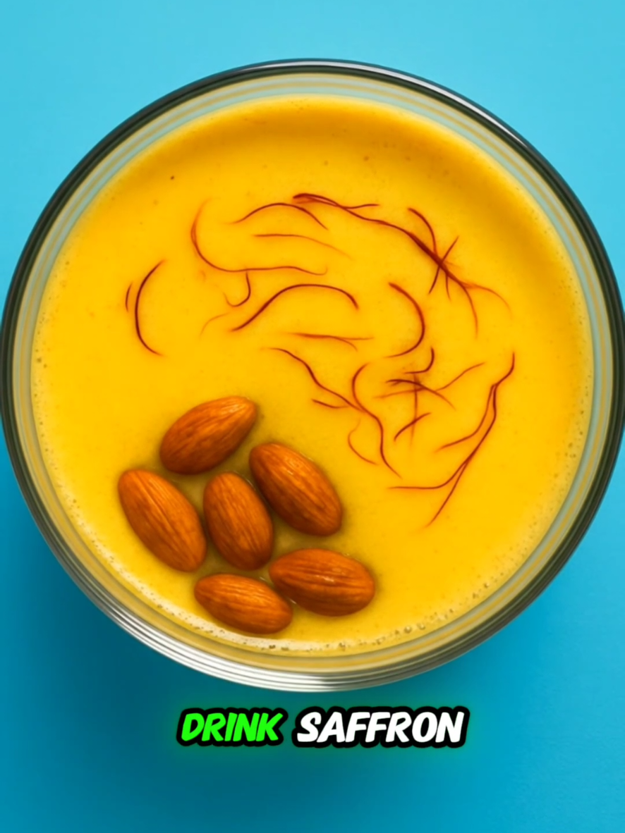 Science in action. What happens while drinking saffron almond milk inside of your body while? #humanbody #anatomy #health #sciencetok #aiart 