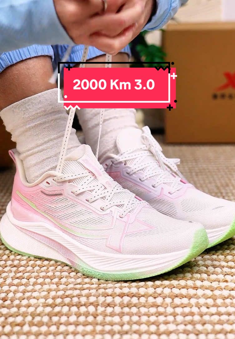 YX-2000Km 3.0 Beginner Nylon Plate Kasut🔥🔥🔥#xtep #fyp #Running #daily #marathon #training #begginer 
