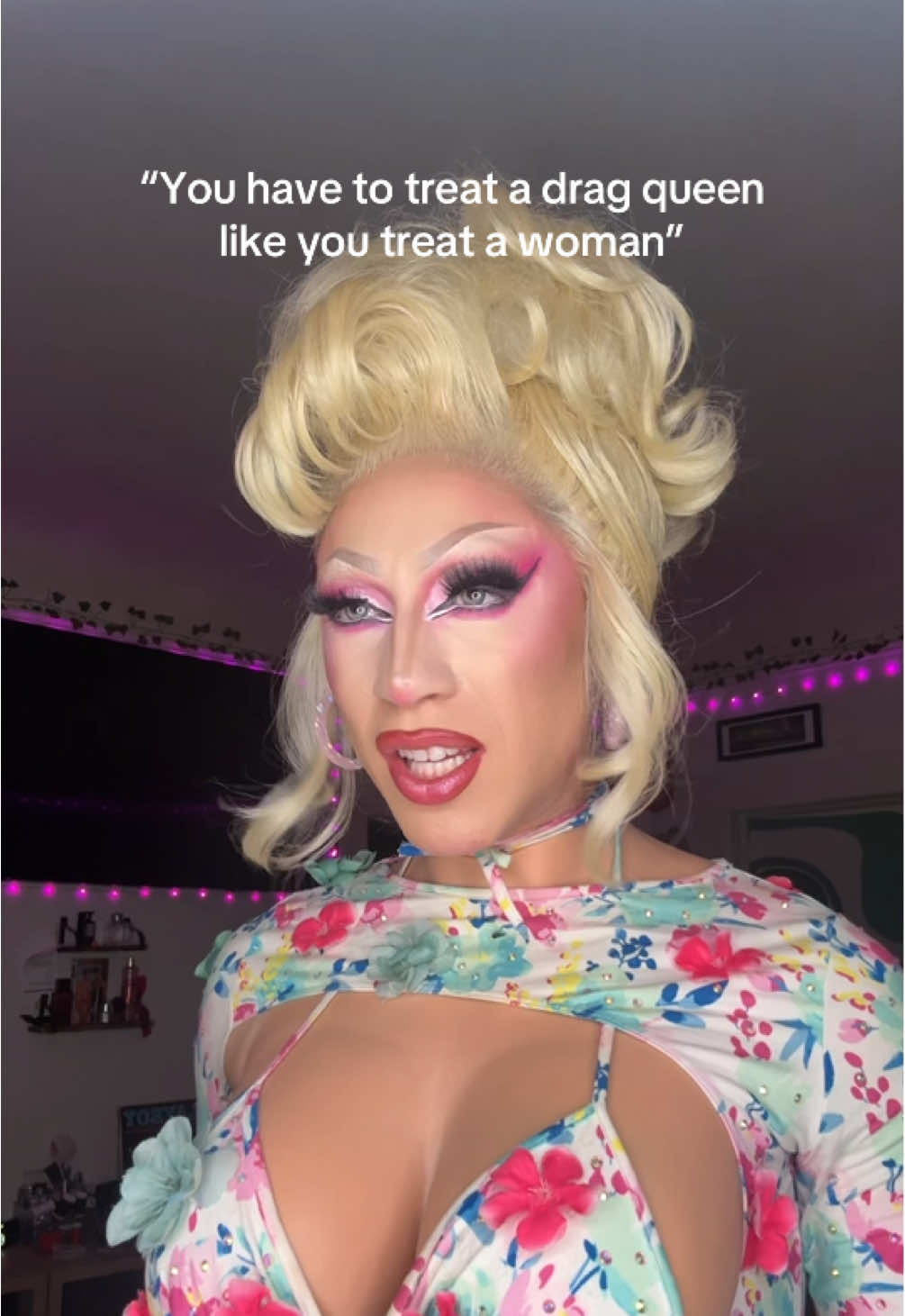 I didn’t put ALL of this on to get called a man. #dragqueen #dragmakeup #fakebody #fyp 