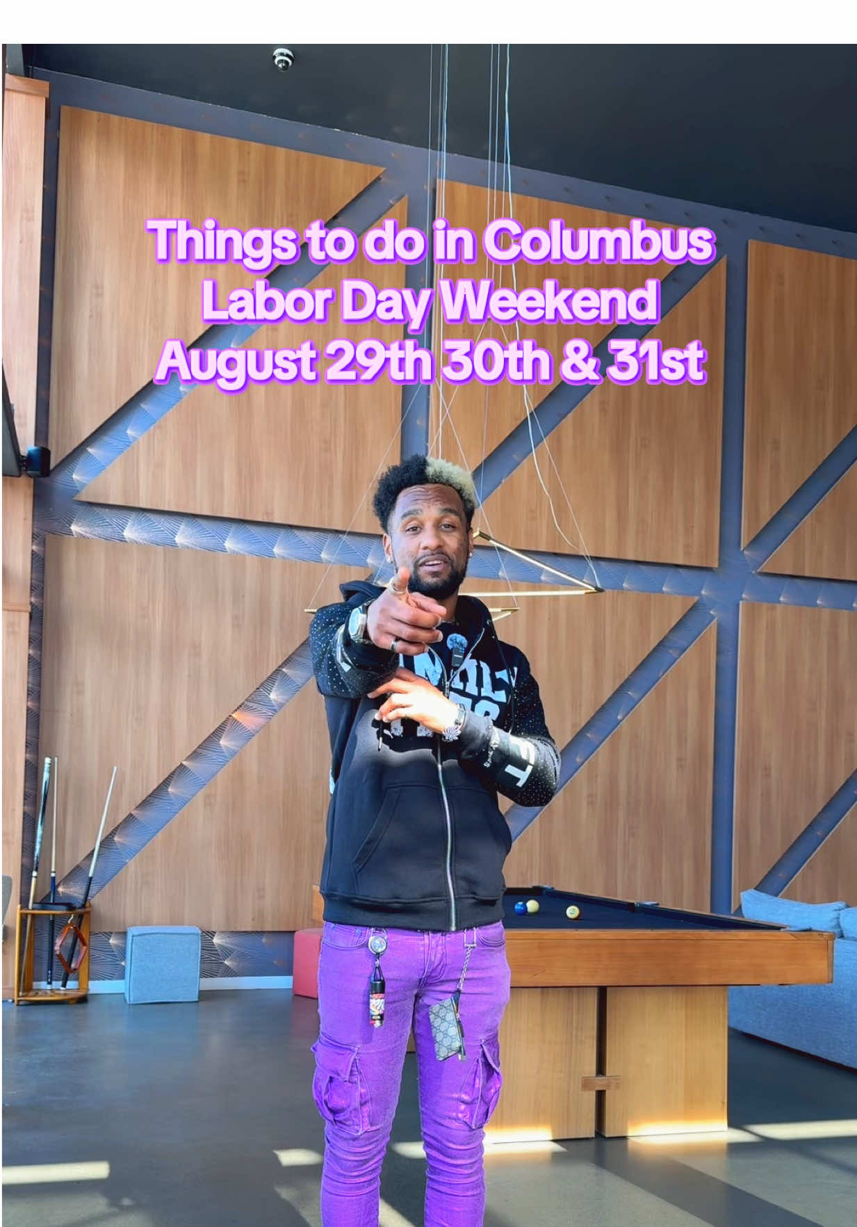 Where Tf The Function Columbus! Labor Day Weekend 🕺💃🏽🪩🍸 August 29th 30th & 31st featuring special guest @PrettyP ✨💕💯 - @Ohio State Football vs Texas 🏟️🏈🌰 Where: Ohio Stadium (411 Woody Hayes Dr.) When: Saturday August 30th: 12pm - Obetz Zucchini Festival 🥒🎤🎸🥁🍻🍸🍹☀️ Where: 2050 Recreation Tr. When: Friday, August 29th: 5pm-11pm, Saturday August 30th: 11am-11pm & Sunday August 31st: 11am-11pm - White & Black Weekend by @FirstFridays614 ⚪️🖤💃🕺🎶🥁🎺🎷🪇🍷🍸🍹🥃 Where: 300 W. Broad St.  When: Friday August 29th: 9pm-1am & Sunday August 31st: 6pm-10pm - Columbus Gospel Festival ✝️🙏🏽🎶🎤🎸🥁🎷🎺💃🕺 Where: Ohio Expo Center Lausche  Building (717 E. 17th Ave.)  When: Saturday August 30th: 12pm-8pm - Greek Festival 🇬🇷🏛️☀️🎶💃🕺🍹🍺🥙🍛 Where: The Annunciation Greek Orthodox Cathedral (555 N. High St.) When: Friday August 29th: 4pm-11pm, Saturday August 30th: 11am-11pm & Sunday August 31st: 12pm-11pm - The Aftermath w/ @Krash Minati & @KenTheMan 🎤🎶🔊🔥💃🕺🥂 - Where: Newport Music Hall (1722 N. High St.)  When: Saturday August 30th: doors open at 7pm - @DICKS Sporting Goods House Of Sport Tailgate Takeover ⚽️🏀🏈🎾🏐☀️🍻🍹🍔🌭🍕🍟🍗 Where: Dicks House Of Sport Polaris (1510 Polaris Pkwy) When: Friday August 29th: 5pm-7pm #columbus #ohio #thingstodoincolumbusohio #wheretfthefunction #speare 