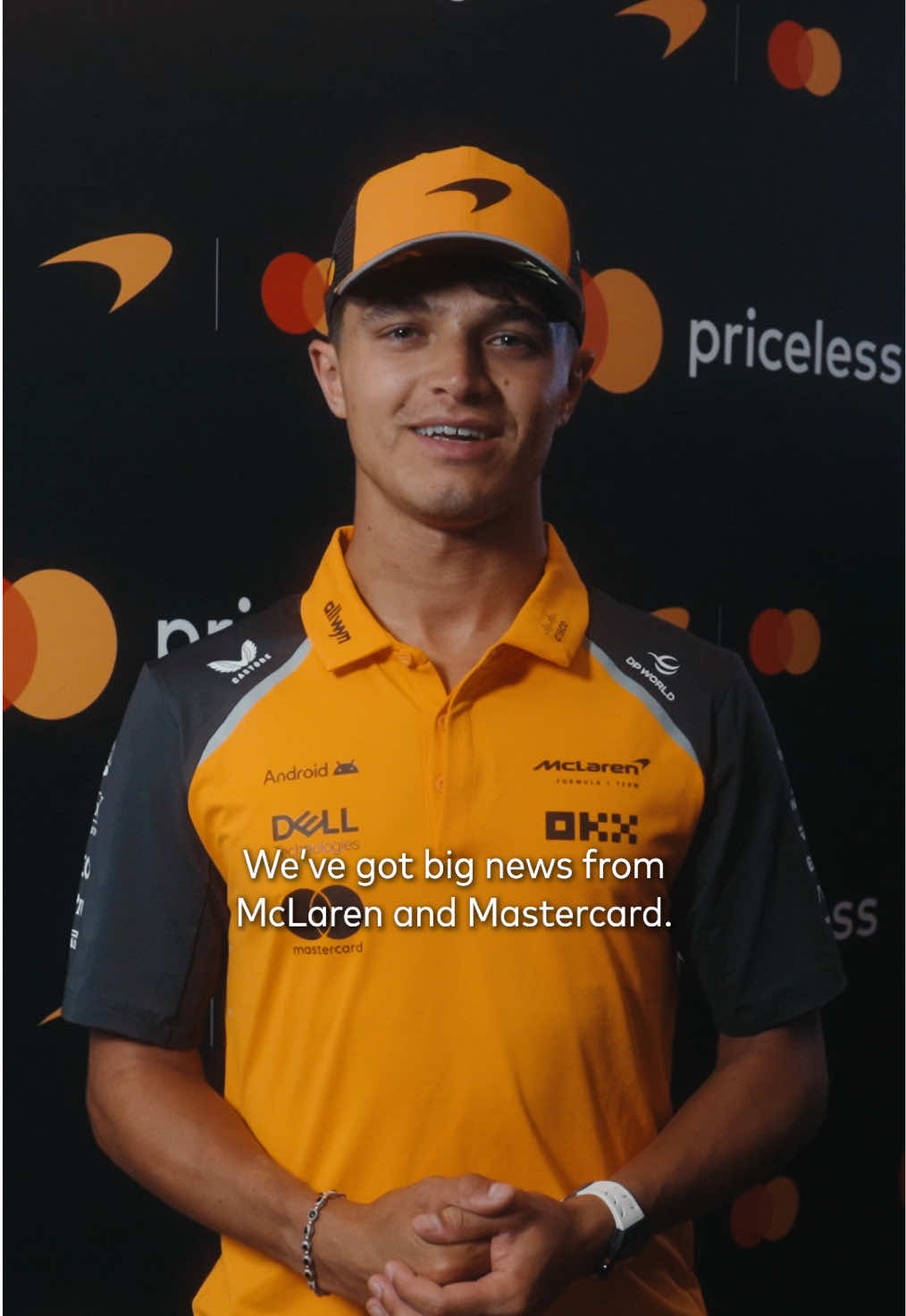 Introducing the McLaren Mastercard Formula 1 Team. ​ We're proud to become the Official Naming Partner from 2026 onwards. Putting fans in pole position #priceless @McLaren ​ #McLarenMastercard
