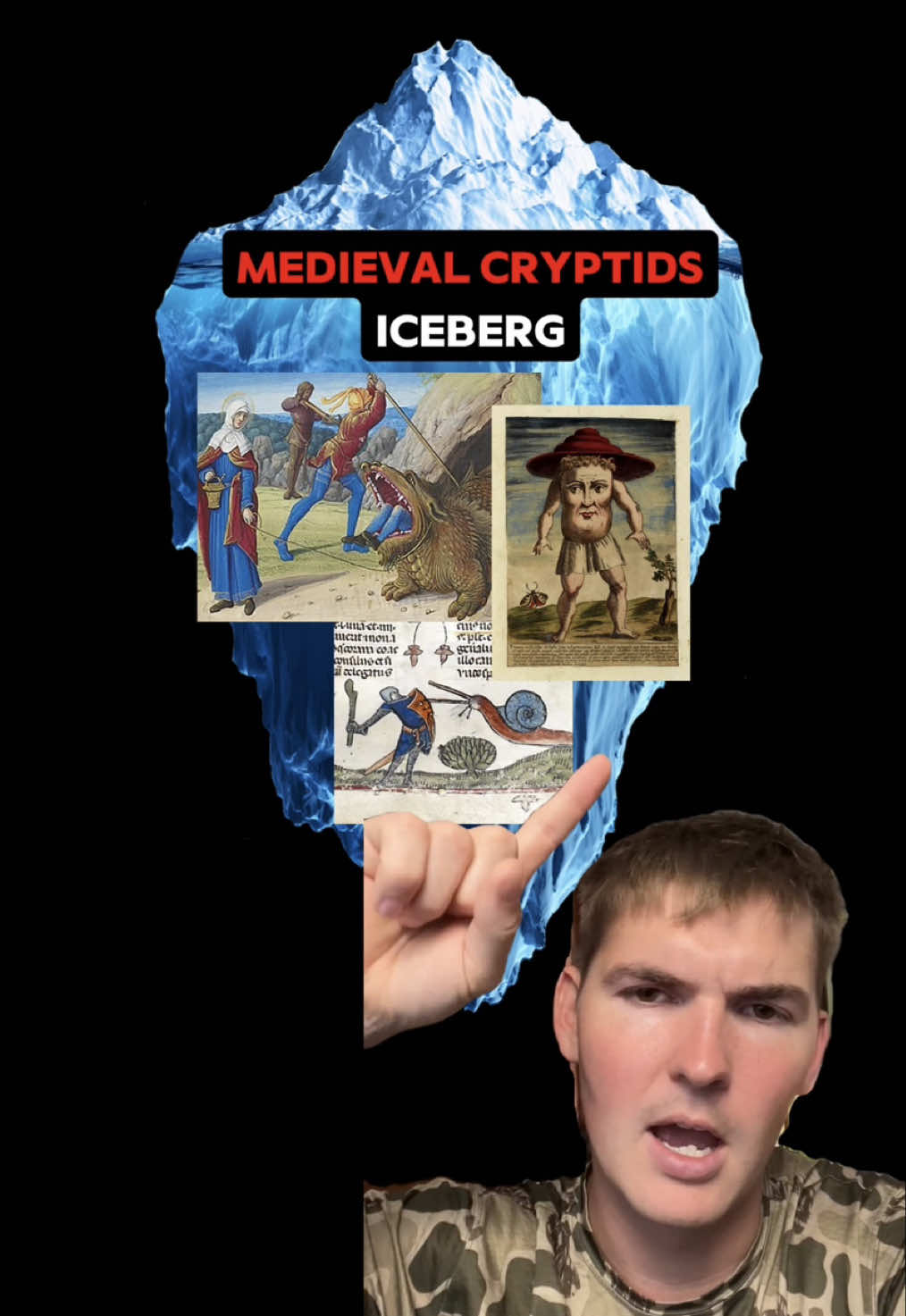 Medieval Cryptids Iceberg