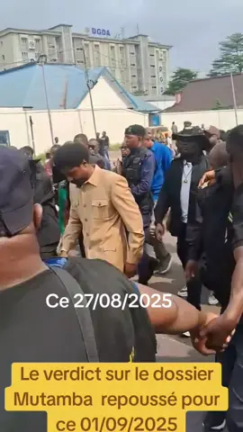 verdict sur le dossier Mutamba repoussé pour ce 01 09 #viral #pourtoi #mackson #mutamba