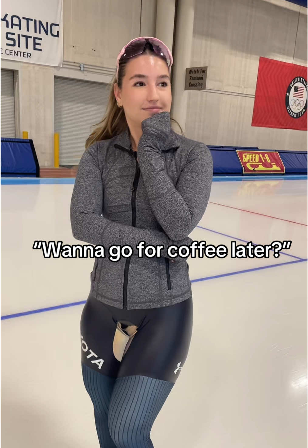 Yes. Always yes. ☕️ @NASTASJA @NATAŠA #thebrunettebabes #speedskating #fyp 