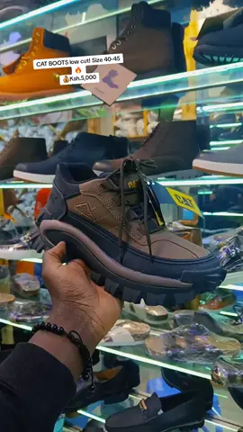 CAT BOOTS low cut! Size 40-45 🔥  💰Ksh.5,000  📞0758570118 #CAT #boots #fypage 