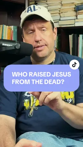 Who raised Jesus from the dead? #christiantok #fypシ 