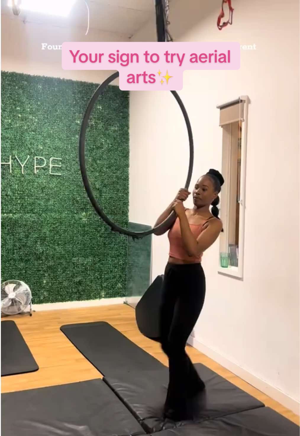 (your sign to try aerial arts)✨ #GymTok #aerialhoop #aerialhammock #Fitness #aerialarts 