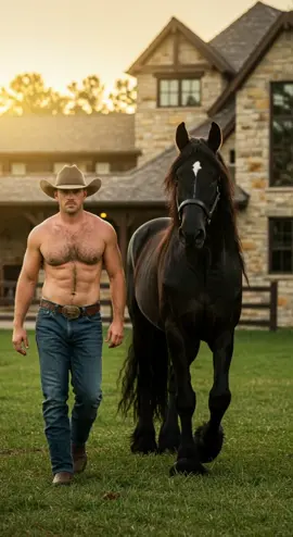 A real American Cowboy  🇺🇸 #horse #stetson #cowboy #wranglerjeans 