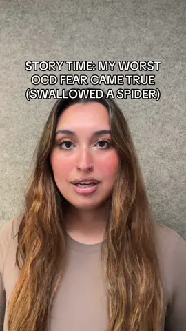 THE TIME I HAD A LIVE SPIDER IN MY MOUTH: One of my biggest OCD fears came true… but i’m still okay. I think😅 #ocd #ocdawareness #MentalHealth #MentalHealthAwareness 