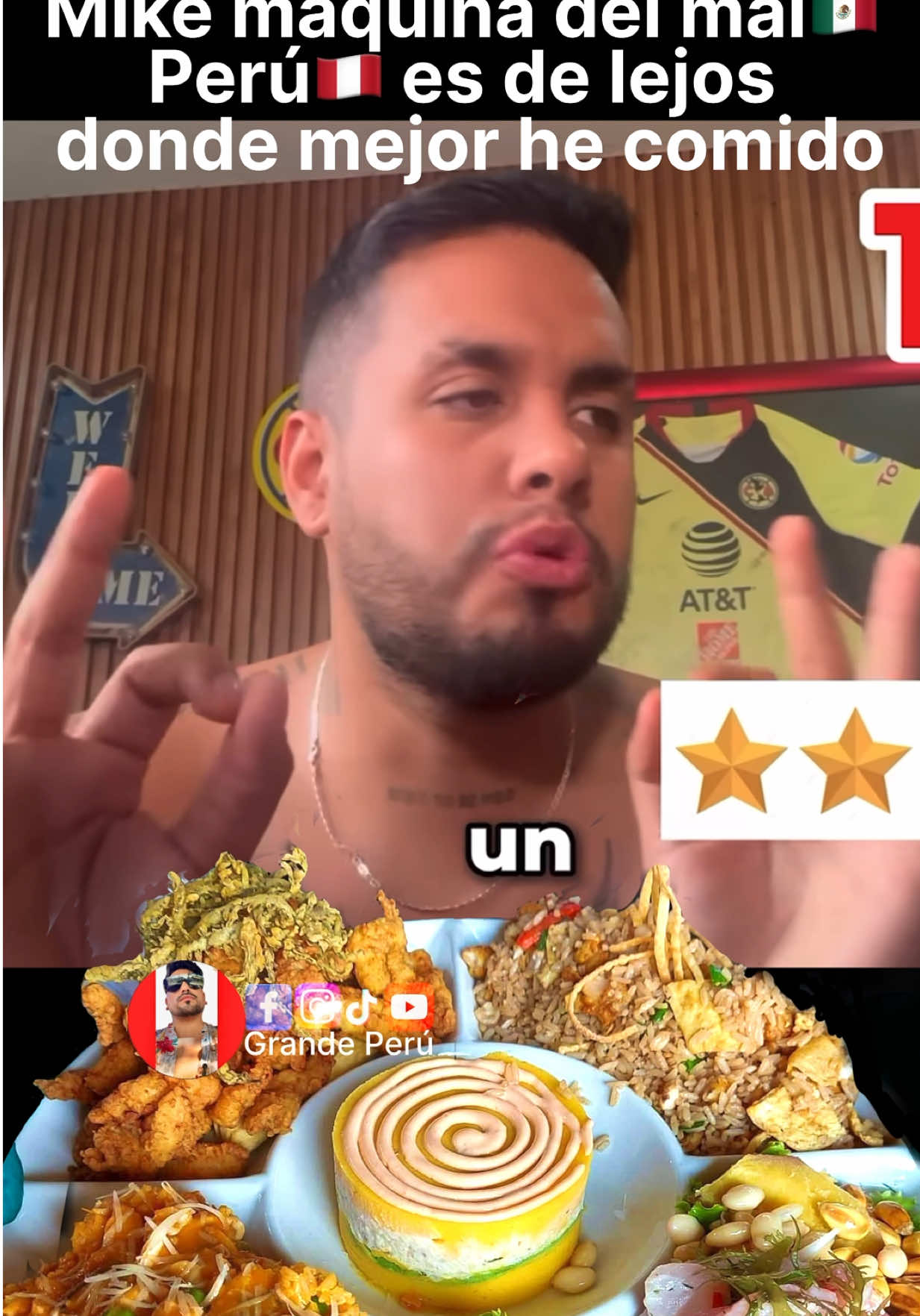 #gastronomiaperuana #peru #comida #gastronomia Mike máquina del mal de todos los países que he visitado Perú de lejos es donde mejor he comido 