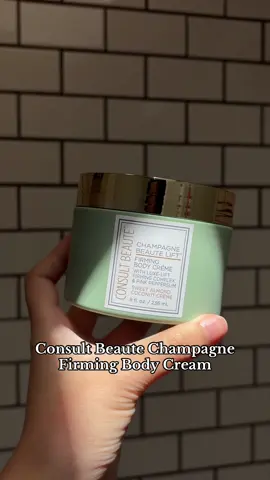 #ConsultBeaute Champagne Firming Body Cream 💚 #bodycream #bodycare #TiktokShopCreatorPicks 