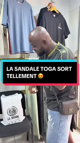 Petit enjaillement 😁 avec la sandale TOGA 🤌🏾🤩 📍 Yopougon Kouté Non Loin De La Paroisse ⛪️ Saint Laurent 🚗 Yango : LE BIGGY, Rue O122 ( magasin de vêtements )   📲 : ⁨+225 07 49 84 45 27⁩ #boutiquefashion #abidjan225🇨🇮 #fashiontiktok #streetwearclothing 