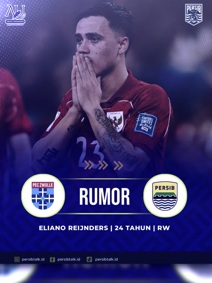 Nimati rumor nya😙💙 #persib #persibbandung #elianoreijnders #fyp 