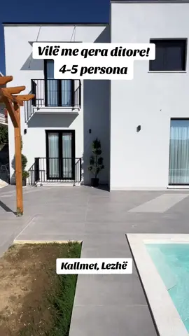 🏡Vilë Private me qira ditore. 2 dhoma gjumi 4-5 persona #albania #DeHost #airbnb #lezhë #booknow 