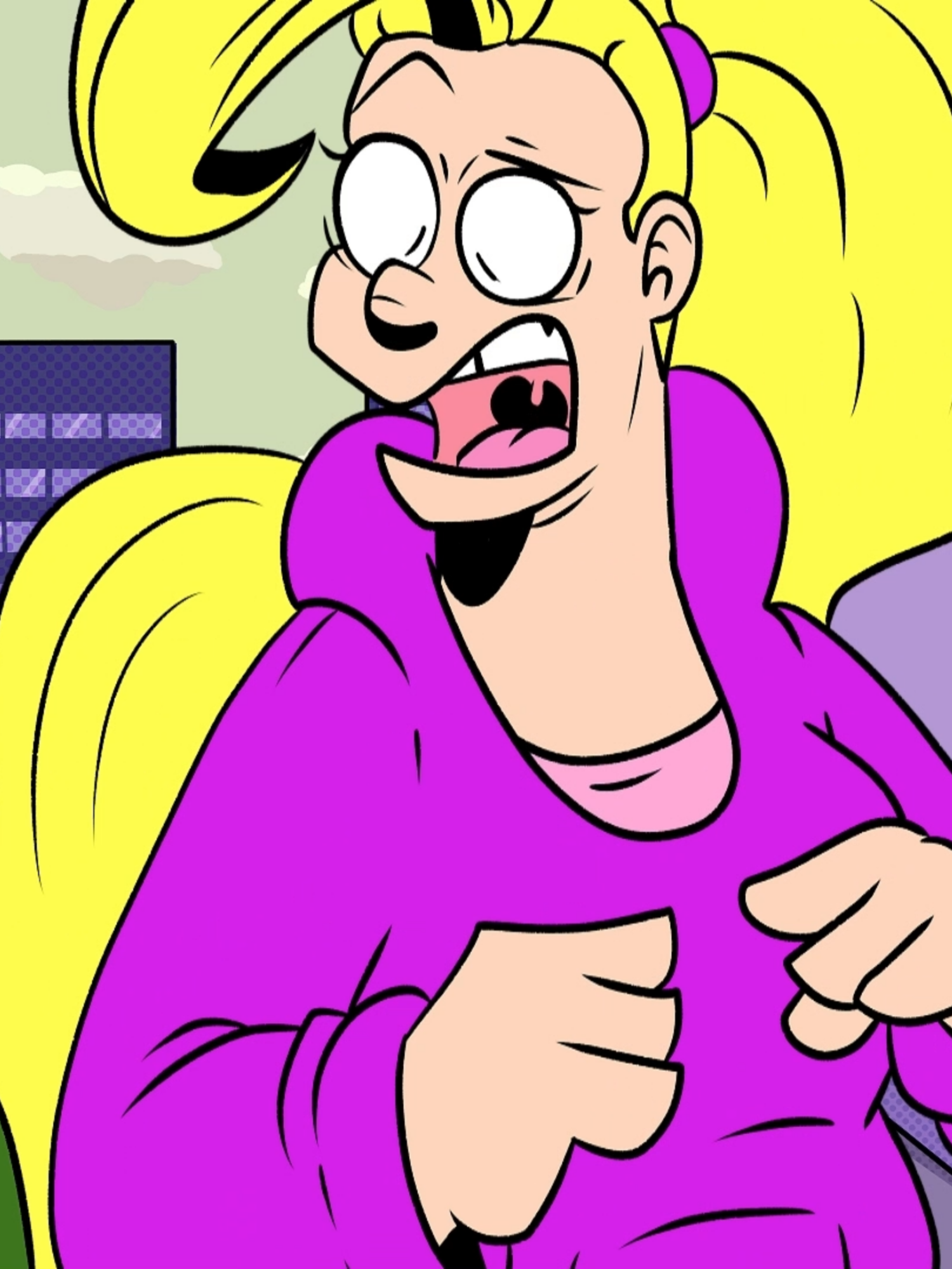 Leap of Faith - A Megaton Girl Motion Comic Art and Animation by @austinleematthews @skullharestudios and @ickystyx  #indieanimation #motioncomic #megatongirl #lgbt
