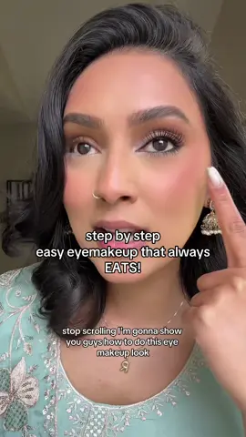 I swear you can wear this with any outfit! Let me know if it was helpful🙈  #stepbystep #eyeshadowtutorial #easymakeup 