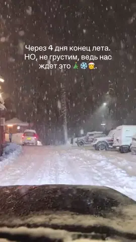 Через 4 дня конец лета. НО, не грустим, ведь нас ждет это 🎄❄️🎅. #зима #снег #скороновыйгод #merrychristmas 