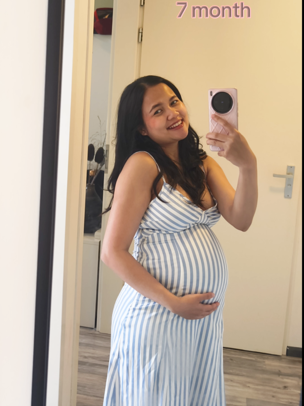 9 months in the making  #Babynumber1 #BabyBoy #Pregnancyjourney  #timeflies  #pregnantinthenetherlands  🩵🩵🩵
