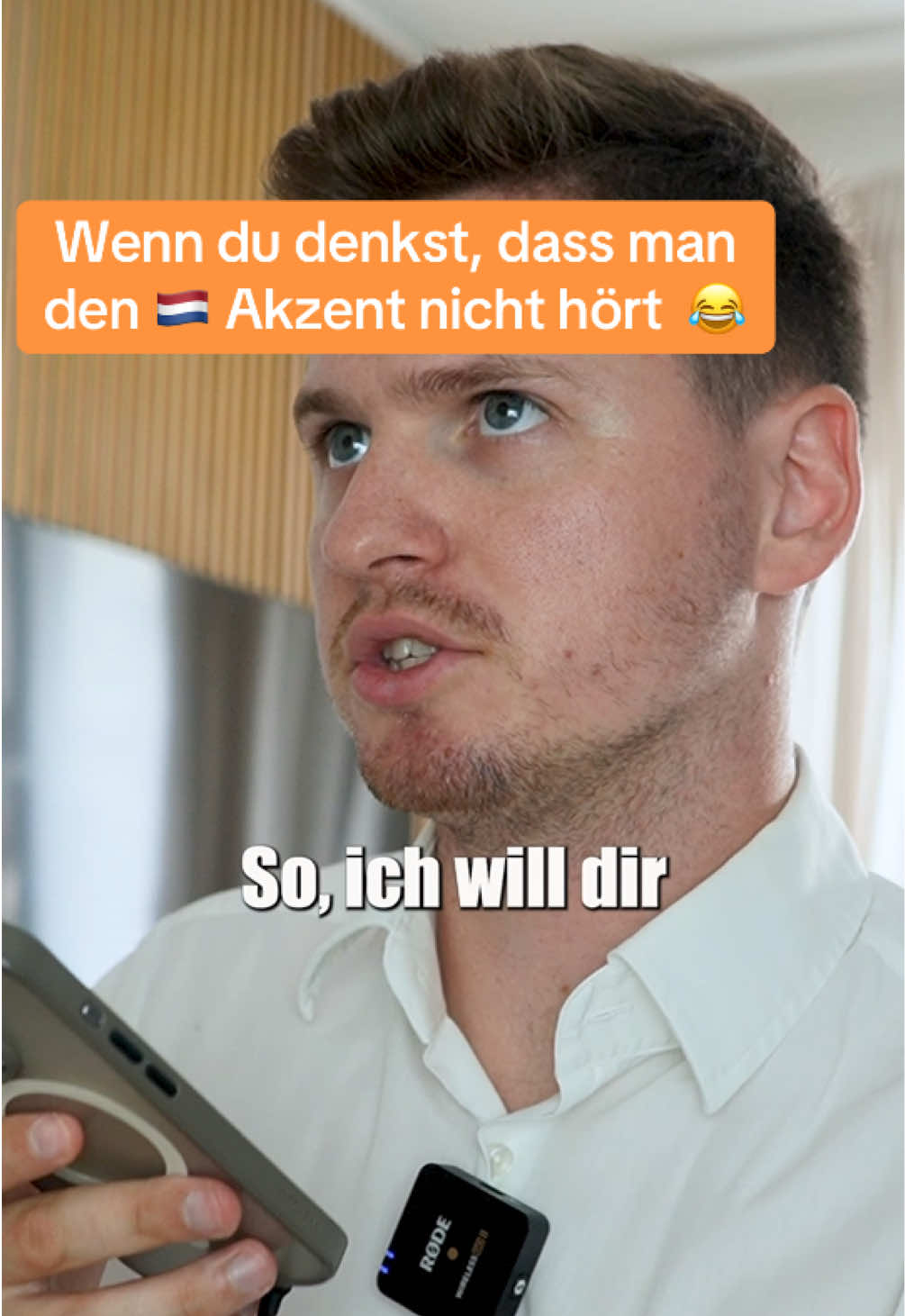 Wenn du denkst, dass man den 🇳🇱 Akzent nicht hört 😂