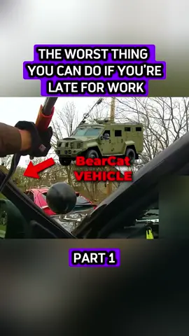 The worst thing you can do if you’re late for work #bodycam #cops #police #foryou 