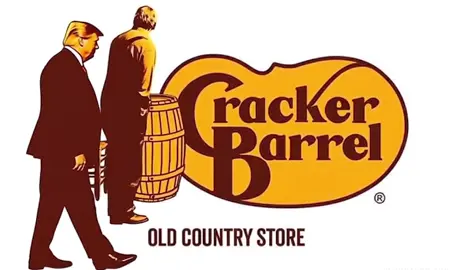 Cracker Barrel is going back to its original logo after all the backlash. THANX TRUMP 