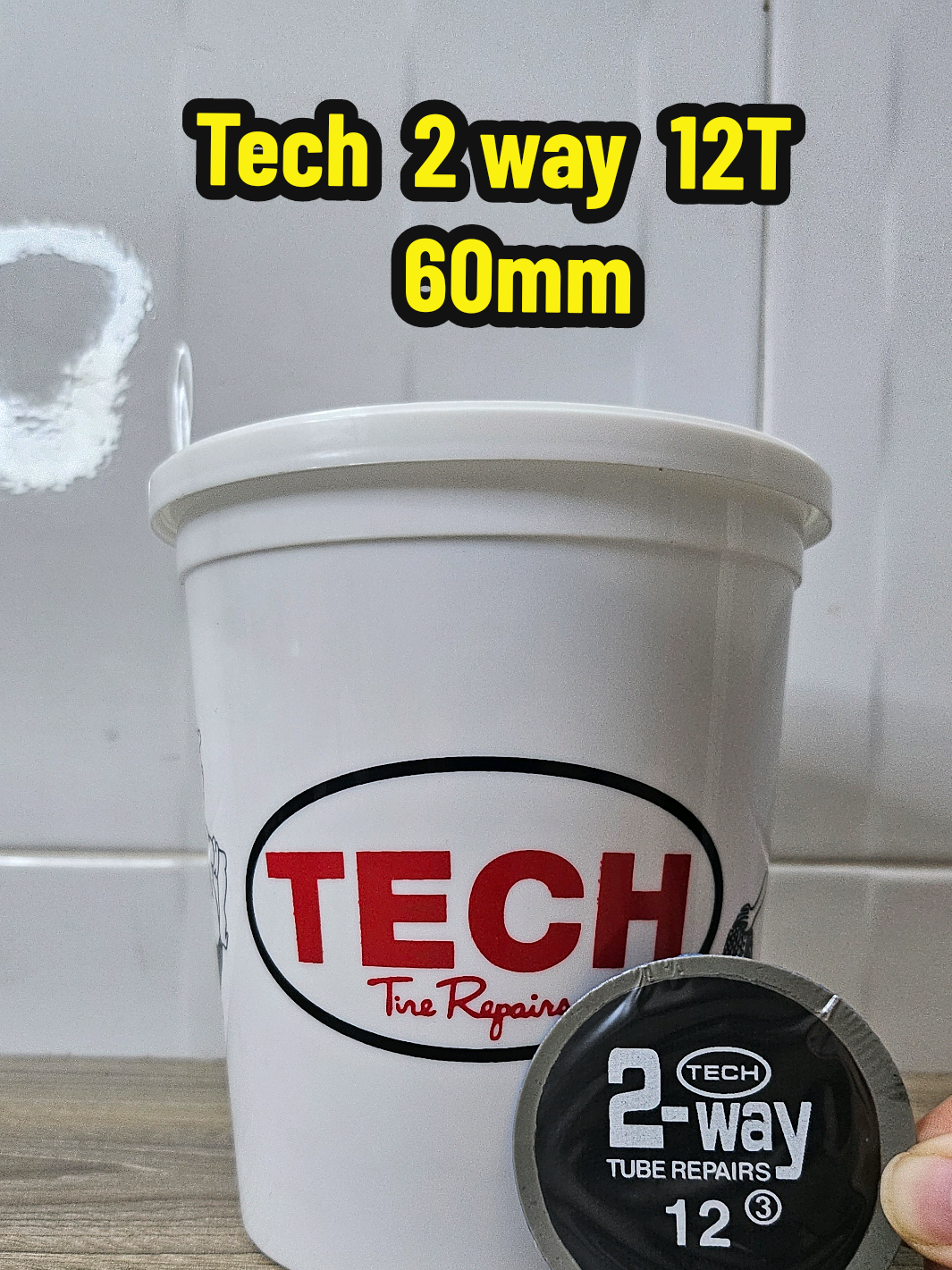 💥 Miếng vá lốp, miếng vá vỏ Tech 2 way 12T, kích thước 60mm #thietbilamlopoto #miengvavoxe #miengvalop #keovavo #keovalop 