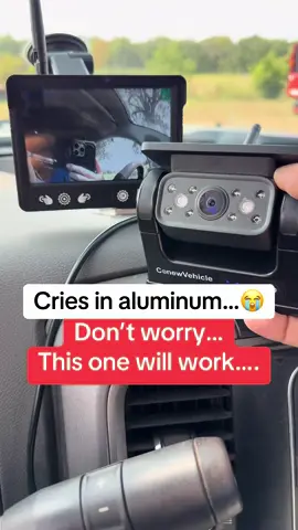 Conew Vehicle Solar Magnetic Backup Camera. Comes with a mounting plate to use on non magnetic vehicles and trailers. #magneticbackupcamera #backupcamera #farmlife #trailercamera 