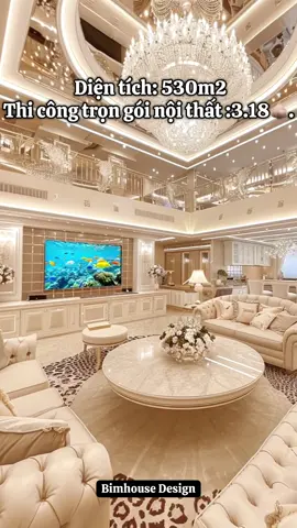 Phần 405: Diện tích: 530m2 Thi công trọn gói nội thất :3.18🧄. Phong cách: cổ điển. Thời gian thi công: 4 tháng #Bimhouse #xâynhàtrọngói #thiếtkếnộithất   #nộithất  #truyềncảmhứng