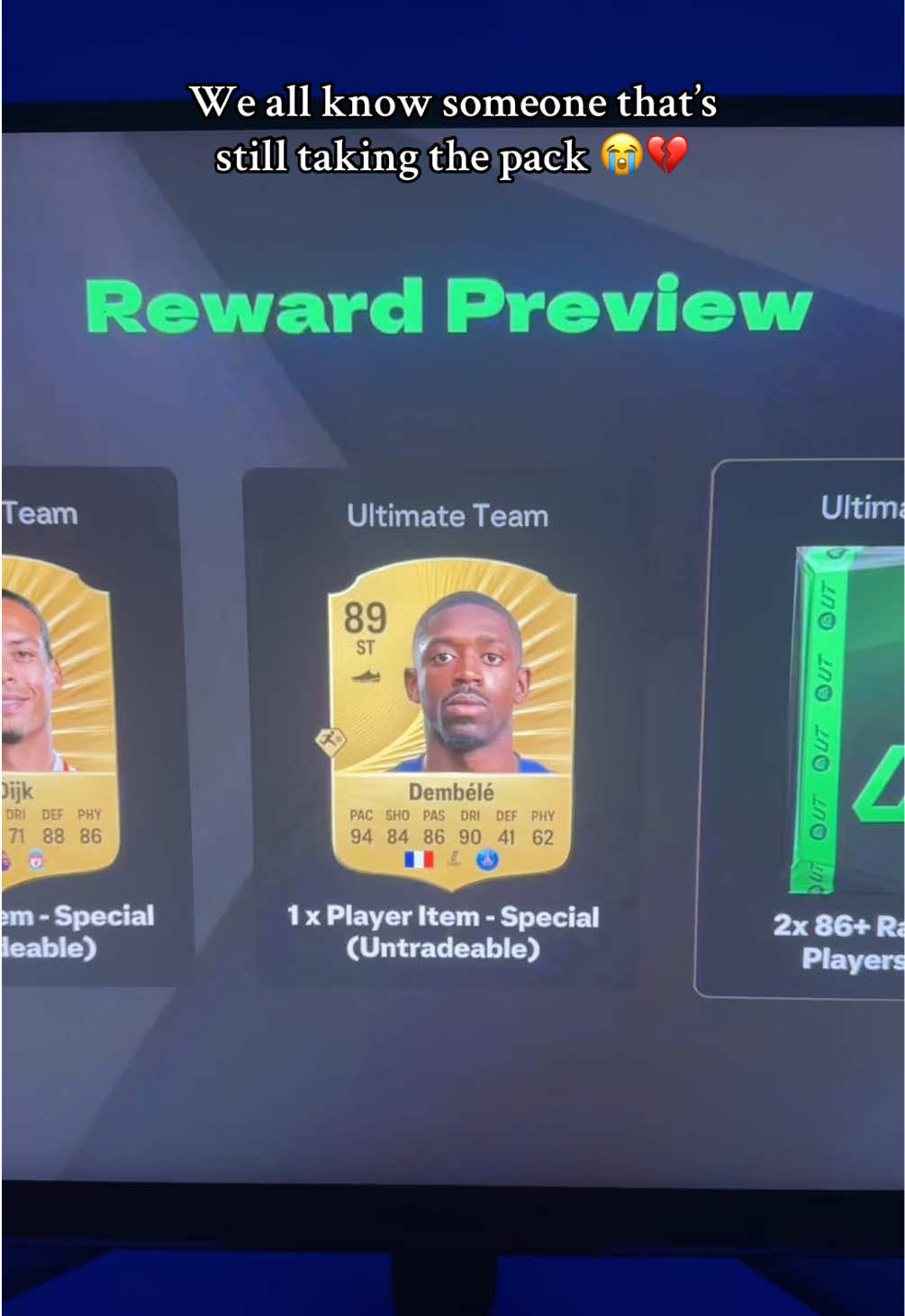 “I might pack them both” 💀 #fc25 #eafc #fut #ultimateteam #eafc25 