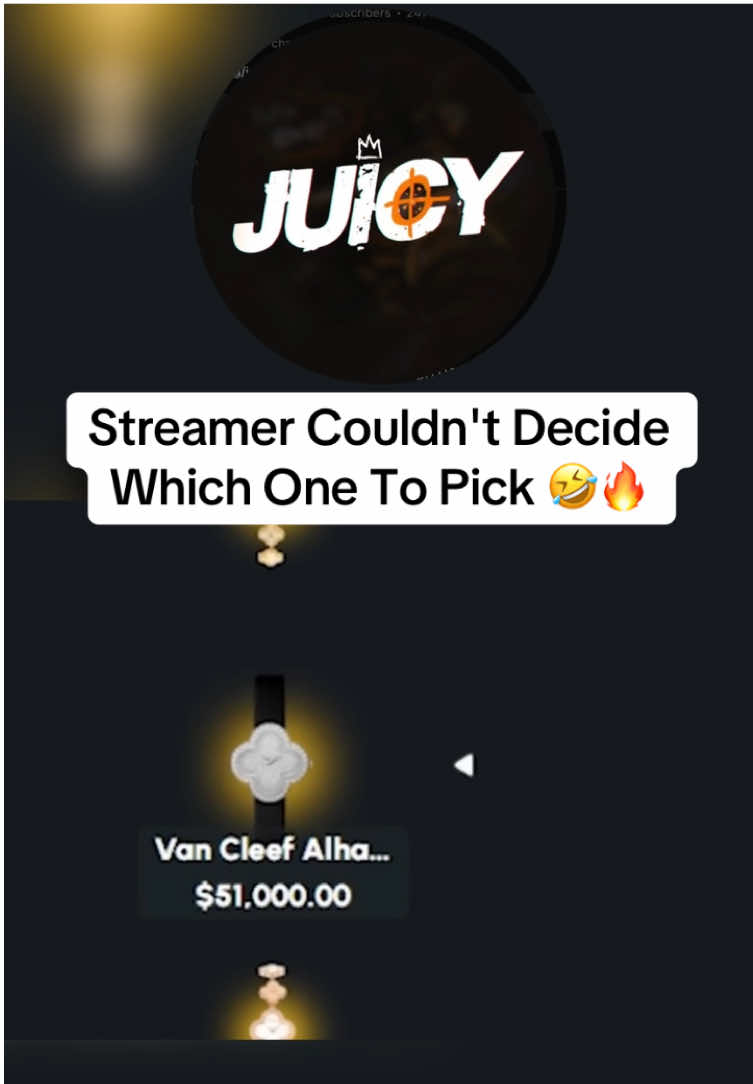Streamer Couldn't Decide Which One To Pick 🤣🔥 #streamer #fyp #viral 