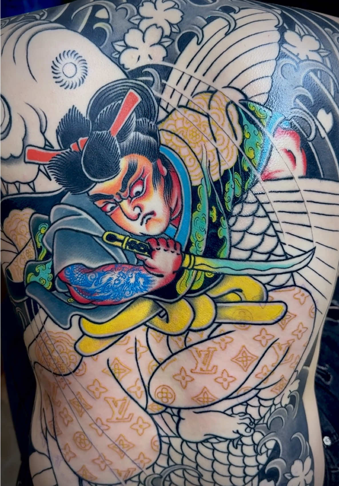 Hình xăm của tôi.kintaro đại chiến cá chép #tattoo #tattoominhtoan 