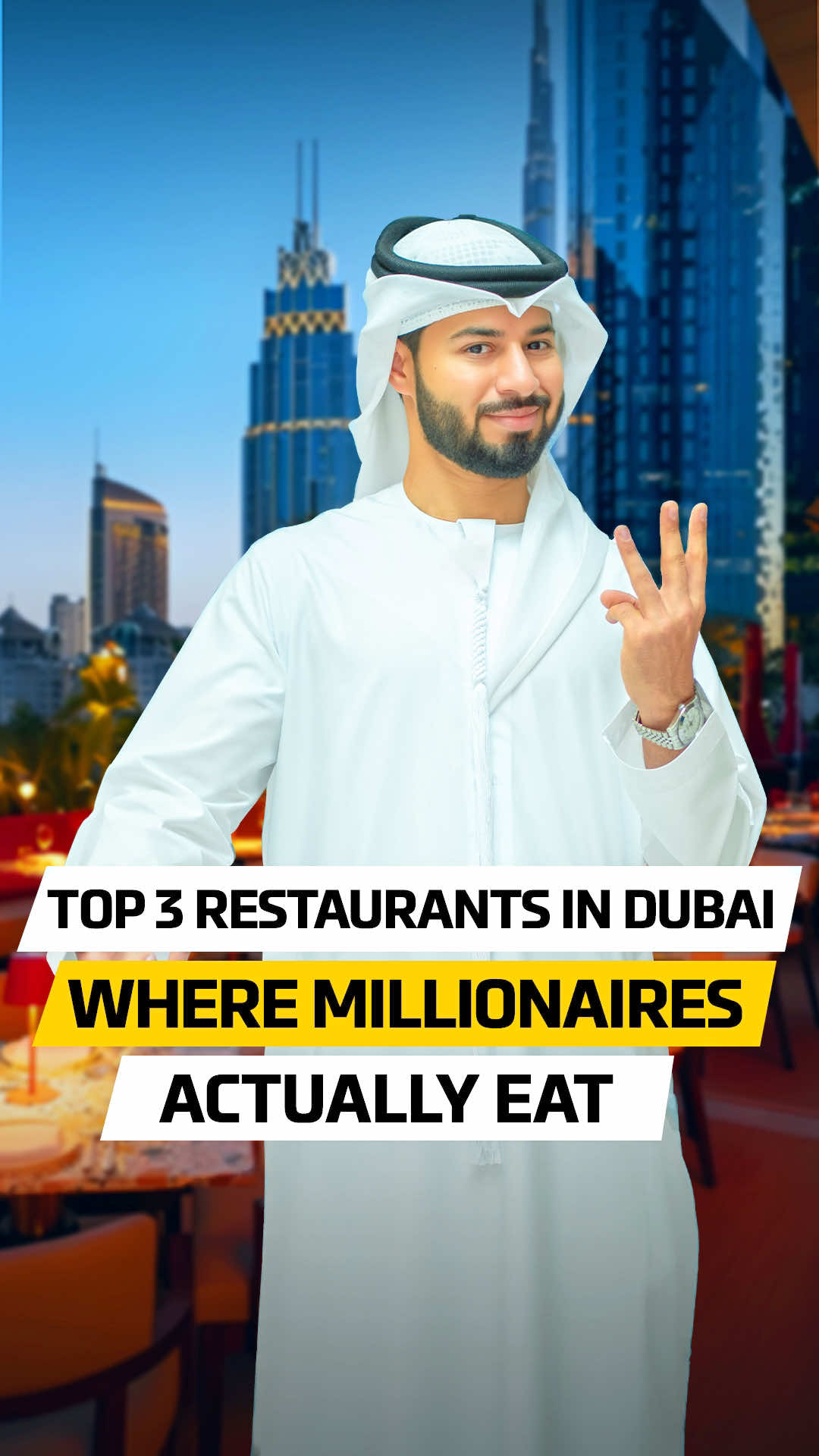 Top 3 restaurants To Meet Millionaires in Dubai