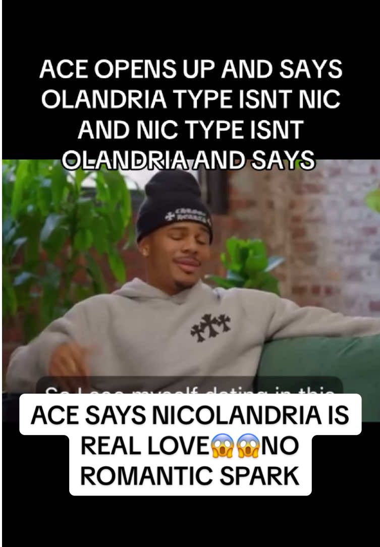 ACE SAYS NICOLANDRIA IS REAL LOVE😱😱NO ROMANTIC SPARK! DO YOU GUYS BELIEVE THIS OR NOT?! #ace #LoveIsland #loveislandusa #nicolandria #olandria #huda #speedy #chellyloveisland #nicolandriahive 