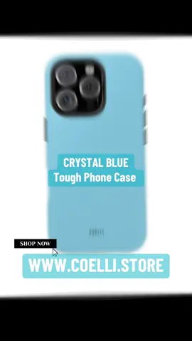 @Coelli Store ✨ Ocean vibes, ultimate protection 🌊 Meet your new favorite phone accessory – the Crystal Blue Coelli Case! Slim, stylish & shockproof. Perfect for your everyday hustle. 💎📱