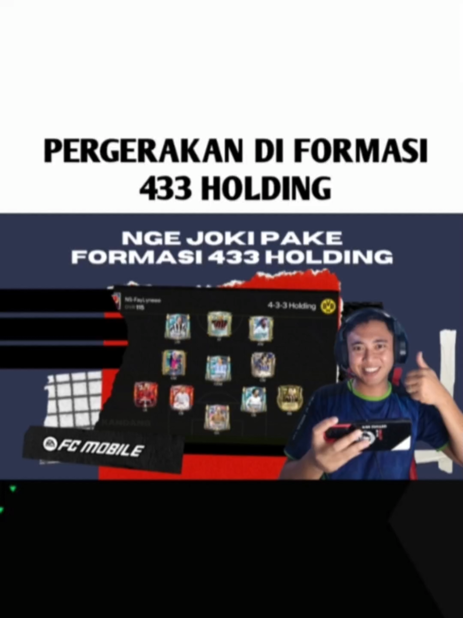NGE GAMEPLAY DI FORMASI 433 HOLDING #fcmobileindonesia #fcmobile #gameplay #fyp 