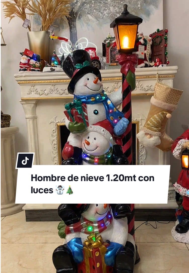 🎄✨ Dale magia a tu hogar con nuestro muñeco de nieve con luces LED 🌈 📏 Altura: 1.20m 💳 Facilidad de pago en 2 meses 🚚 Envíos a todo el Perú 📍Av. Canadá 930 - La Victoria. 📞+51 934 649 262 #Navidad2025 #christmastiktok #DecoraciónNavideña #ChristmasVibes #Snowman