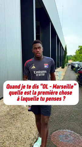 Si je te dis OL-Marseille, qu’est-ce qui te vient direct en tête ? 🔴🔵 #OLOM #ligue1 #olympico