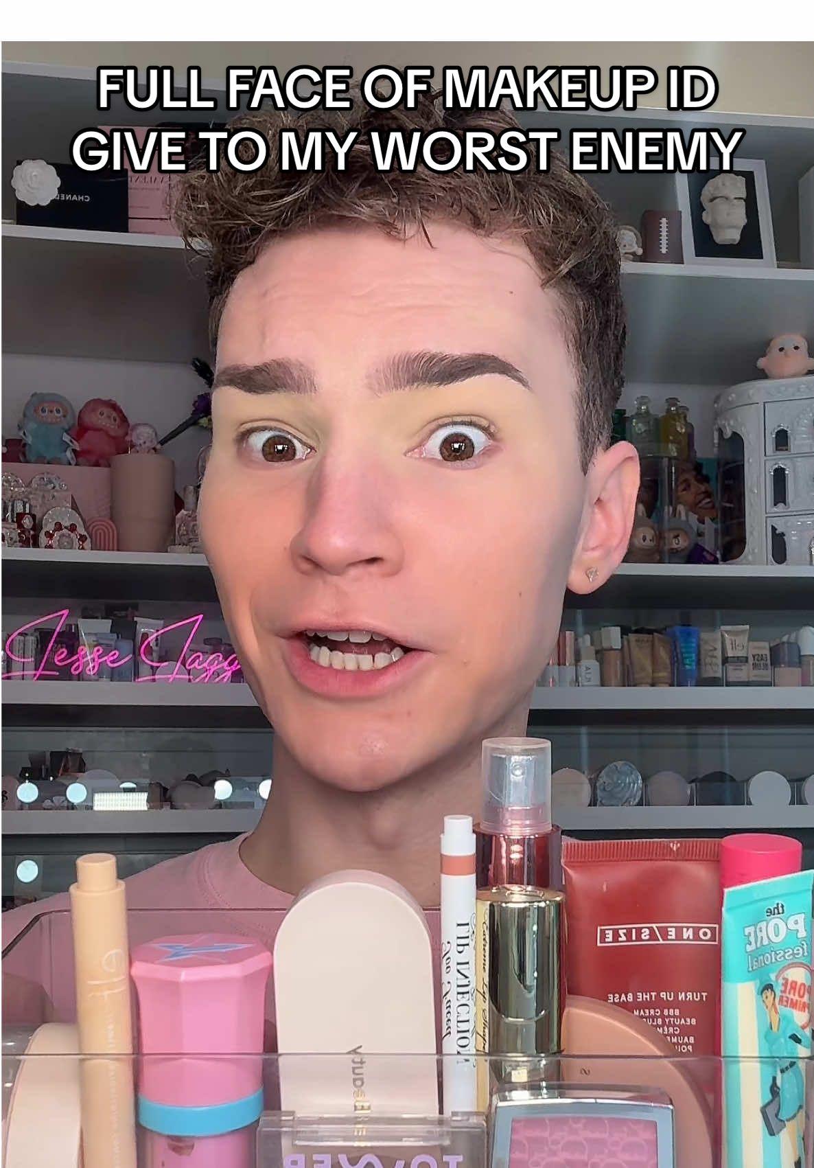 Full face of makeup id give to my worst enemy! #makeup #beauty #makeupchallenge #fullfacemakeup #makeuptutorial 