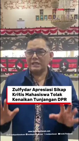 Massa memaksa masuk ke gedung parlemen. Tapi ditahan oleh aparat. Sehingga aksi dorong-dorongan memicu kericuhan tak terhindarkan.  Anggota DPRD Kalbar, Zulfydar Zaidar Mochtar berusaha datang menemui mahasiswa. Namun, negosiasinya ditolak. Sebab, mahasiswa ingin menemui Ketua DPRD Kalbar, yang kini sedang berdinas di Jakarta.  Meski demikian, Zulfydar pun mengaprsiasi pergerakan ini sebagai bagian penting dari kontrol sosial. Baginya, kritik atau aspirasi mahasiswa wajib didengar wakil rakyat. “Sebagai Dewan, kami tidak boleh membantah dan harus menerima aspirasi ini sebaik-baiknya,” ujar Zulfydar. Ia pun menyampaikan, DPRD Kalbar tidak memiliki kewenangan untuk membatalkan kebijakan kenaikan tunjangan DPR RI. Karena bukan kewenangannya. #insidepontianak #dprri 