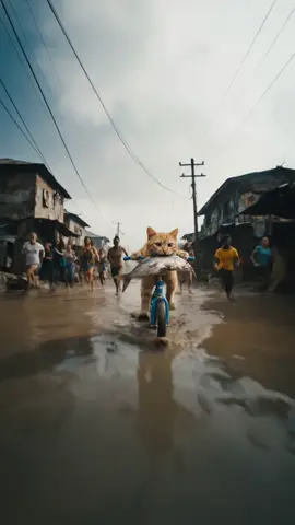 The Great Fish Getaway A Cat’s Road to Freedom #cat #cute #ai #theif #run #i #p #v #xh #onthisday 