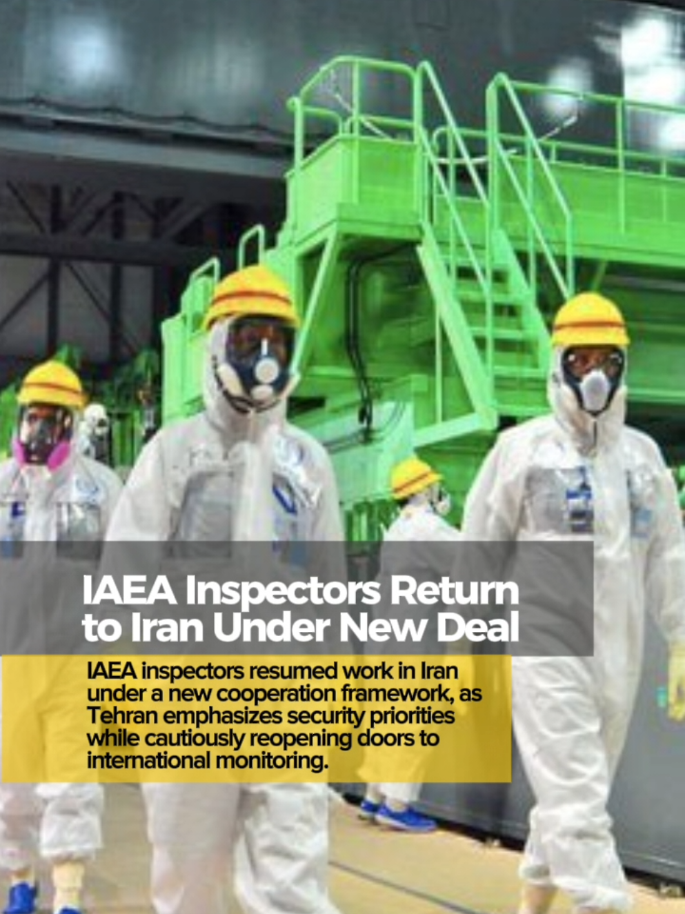 28AUG2025 • IAEA inspectors return to Iran under a cautious new deal. #Iran #LIVEIncentiveProgram #GenuineInteractionMatters #PaidPartnership 