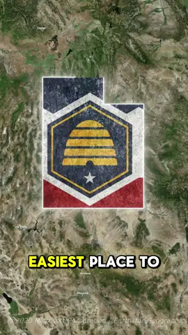 Do you know? #usa#americans#unitedstates#geography#doyouknow#learnontiktoktogether#viralvideo#fyp#states#utah#easiest#places#getlaid 