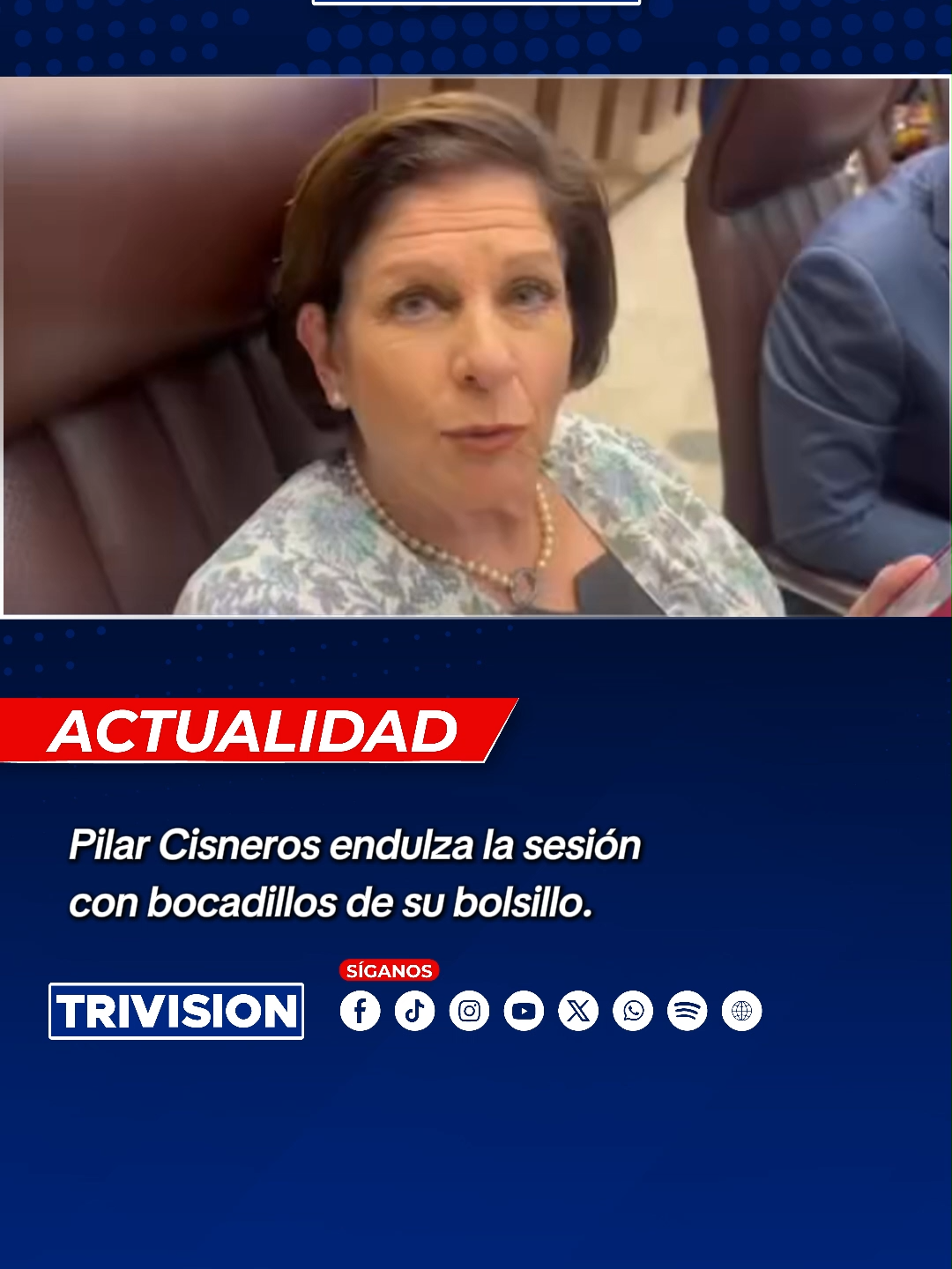 🔴#NoticiasTrivision | La diputada oficialista alegró la mañana de sus colegas del proyecto Jornadas 4x3 al traer pastelitos y bocadillos de su propio bolsillo, sin usar fondos públicos. Según publicó la diputada Ada Acuña en sus redes sociales.