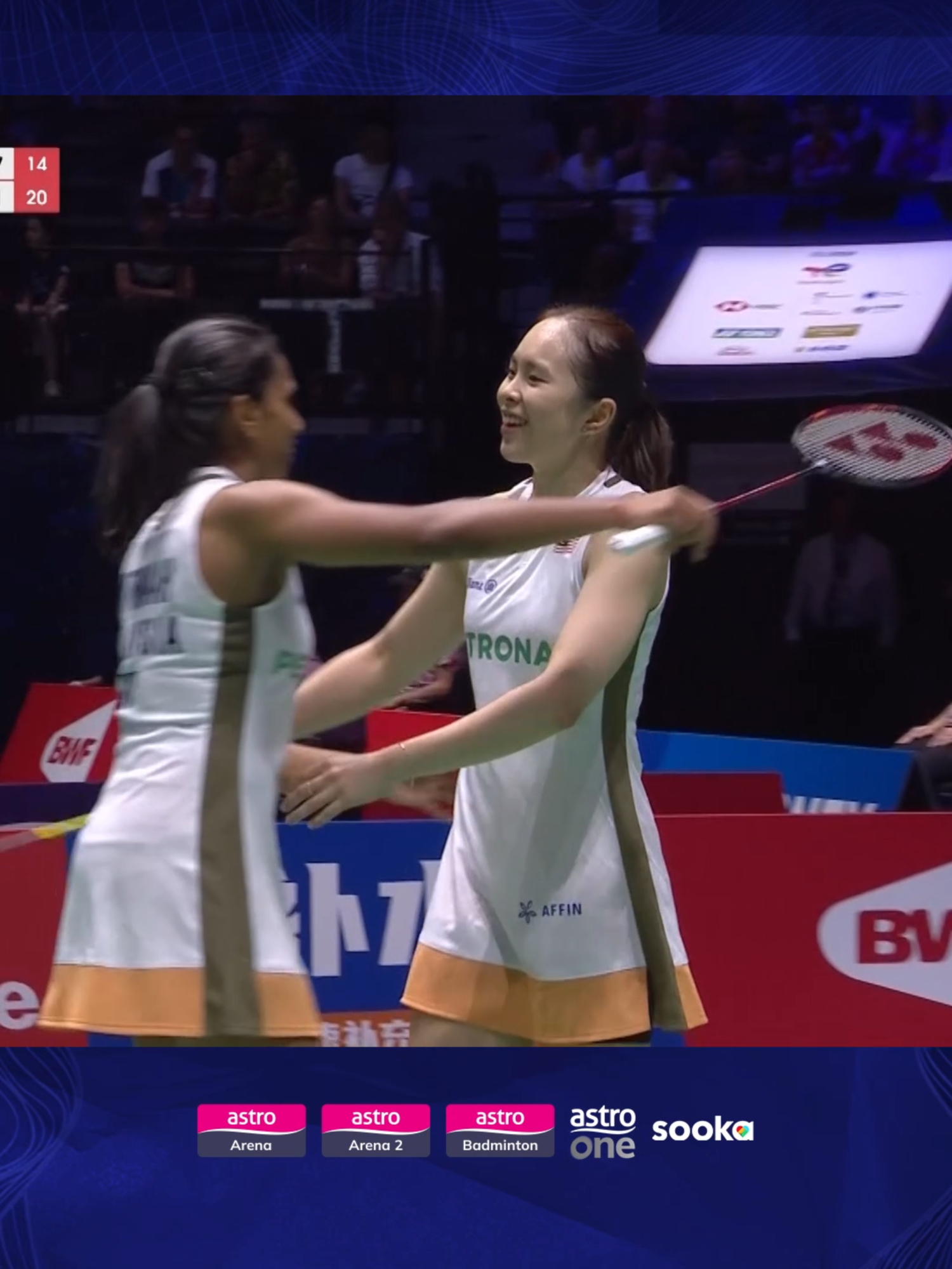 Pearly dan Thinaah sekali lagi menunjukkan prestasi yang tinggi di pentas dunia! 🔥 Saksikan siaran langsung di Astro Arena 802,Astro Badminton, Astro ONE & Sooka! #BWFWorldChampionships2025