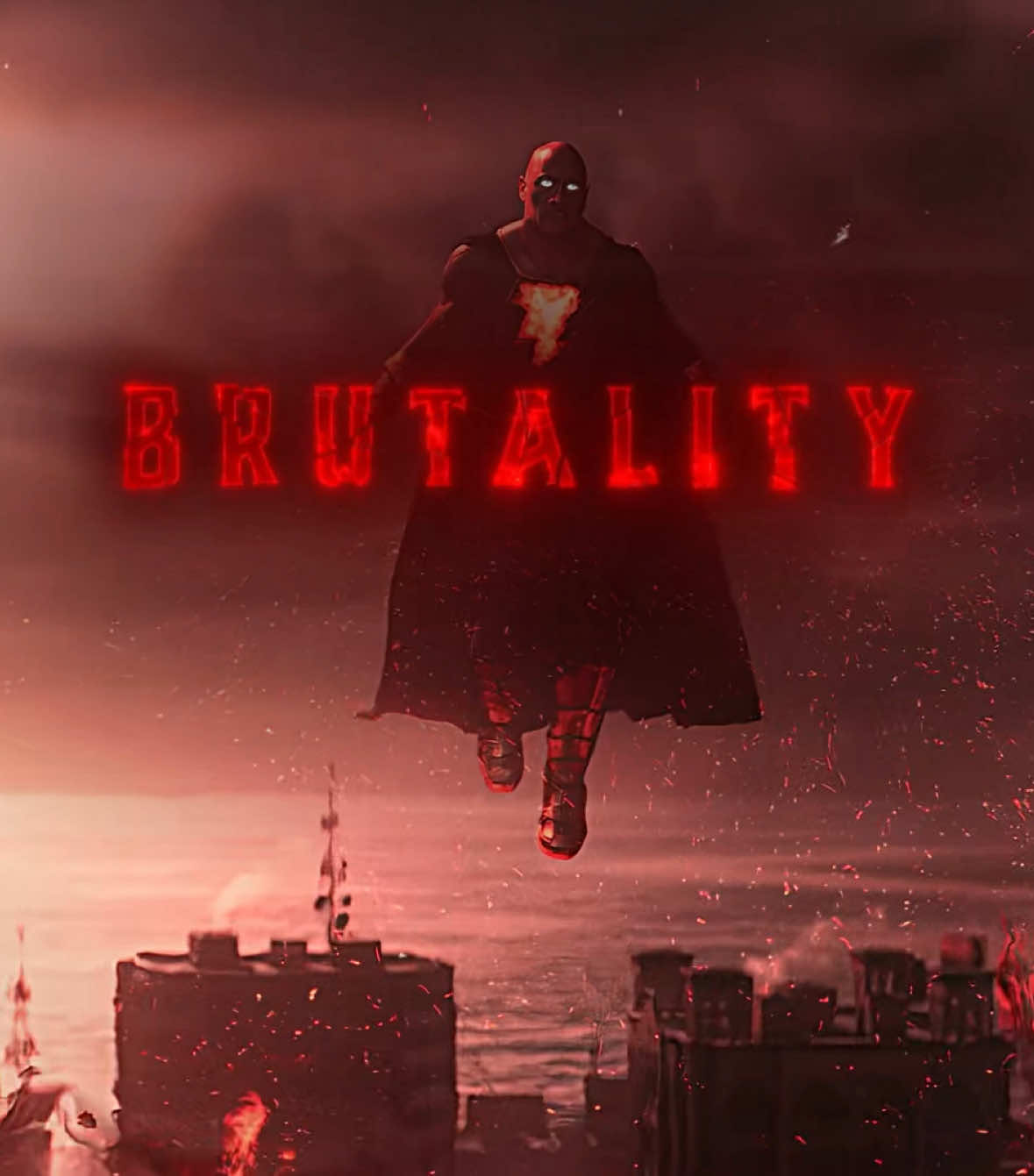 black aura!🐐⚡️#blackadam #shazam #therock #viral #viraltiktok 