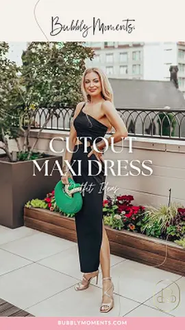 ✨POV: you just found the perfect summer dress 😍☀️ This one-shoulder cutout maxi is giving vacation vibes, date night energy, AND semi-formal chic all in one 💃✨ Would you wear this for dinner, vacation, or girls’ night out? 👗💖 #outfitinspo #fashiontiktok  #fashion #OOTD  #styleinspo 
